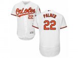 Baltimore Orioles #22 Jim Palmer White Flexbase Authentic Collection MLB Jersey