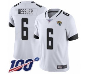 Jacksonville Jaguars #6 Cody Kessler White Vapor Untouchable Limited Player 100th Season Football Jersey