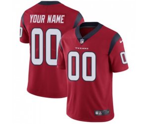 Houston Texans Customized Limited Red Alternate Vapor Untouchable Football Jersey