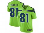 Seattle Seahawks #81 Nick Vannett Vapor Untouchable Limited Green NFL Jersey