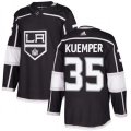 Los Angeles Kings #35 Darcy Kuemper Premier Black Home NHL Jersey