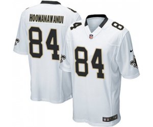 New Orleans Saints #84 Michael Hoomanawanui Game White Football Jersey