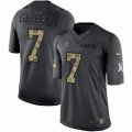 Tennessee Titans #7 Blaine Gabbert Limited Black 2016 Salute to Service NFL Jersey
