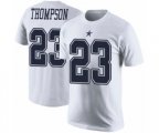 Dallas Cowboys #23 Darian Thompson White Rush Pride Name & Number T-Shirt