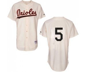 Baltimore Orioles #5 Brooks Robinson Authentic Cream 1954 Turn Back The Clock Baseball Jersey