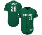 Arizona Diamondbacks #26 Yasmany Tomas Green Celtic Flexbase Authentic Collection Baseball Jersey