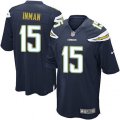 Los Angeles Chargers #15 Dontrelle Inman Game Navy Blue Team Color NFL Jersey