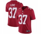 New York Giants #37 Julian Love Red Alternate Vapor Untouchable Limited Player Football Jersey