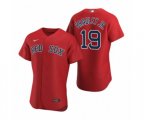 Boston Red Sox Jackie Bradley Jr. Nike Red Authentic 2020 Alternate Jersey