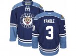 Florida Panthers #3 Keith Yandle Authentic Navy Blue Third NHL Jersey
