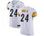 Pittsburgh Steelers #24 Benny Snell Jr. White Vapor Untouchable Elite Player Football Jersey
