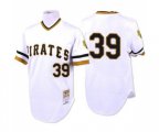1971 Pittsburgh Pirates #39 Dave Parker Authentic White Throwback Baseball Jersey