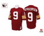 Washington Redskins #9 Sonny Jurgensen Red Authentic Throwback Football Jersey
