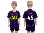 Tottenham Hotspur #45 Walkes Sec Away Kid Soccer Club Jersey