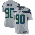Seattle Seahawks #90 Jarran Reed Grey Alternate Vapor Untouchable Limited Player NFL Jersey