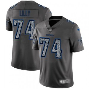 Dallas Cowboys #74 Bob Lilly Gray Static Vapor Untouchable Limited NFL Jersey