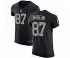 Oakland Raiders #87 Foster Moreau Black Team Color Vapor Untouchable Elite Player Football Jersey