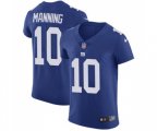 New York Giants #10 Eli Manning Elite Royal Blue Team Color Football Jersey