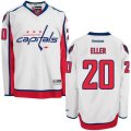 Washington Capitals #20 Lars Eller Authentic White Away NHL Jersey