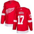 Detroit Red Wings #17 David Booth Premier Red Home NHL Jersey