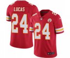 Kansas City Chiefs #24 Jordan Lucas Red Team Color Vapor Untouchable Limited Player Football Jersey