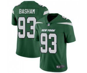 New York Jets #93 Tarell Basham Green Team Color Vapor Untouchable Limited Player Football Jersey