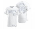Sandy Koufax Los Angeles Dodgers White Awards Collection NL MVP Jersey