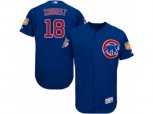 Chicago Cubs #18 Ben Zobrist Royal Blue Flexbase Authentic Collection MLB Jersey
