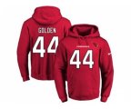 Arizona Cardinals #44 Markus Golden Red Name & Number Pullover NFL Hoodie