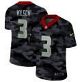 Seattle Seahawks #3 Russell Wilson Camo 2020 Nike Limited Jersey