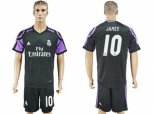Real Madrid #10 James Sec Away Soccer Club Jersey