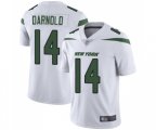 New York Jets #14 Sam Darnold White Vapor Untouchable Limited Player Football Jersey