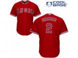 Los Angeles Angels of Anaheim #2 Andrelton Simmons Replica Red Alternate Cool Base MLB Jersey