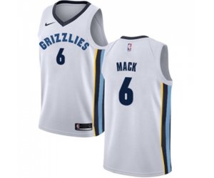 Memphis Grizzlies #6 Shelvin Mack Swingman White Basketball Jersey - Association Edition