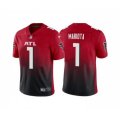 Atlanta Falcons #1 Marcus Mariota Red Black Vapor Untouchable Limited Stitched Jersey