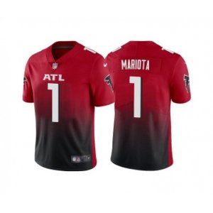 Atlanta Falcons #1 Marcus Mariota Red Black Vapor Untouchable Limited Stitched Jersey