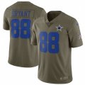 Dallas Cowboys #88 Dez Bryant Limited Olive 2017 Salute to Service NFL Jersey