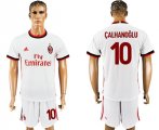 2017-18 AC Milan 10 CALHANOGLU Away Soccer Jersey