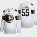 Winnipeg Jets #55 Mark Scheifele White Golden Edition Limited Stitched NHL Jersey