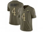 Cleveland Browns #4 Britton Colquitt Limited Olive Camo 2017 Salute to Service NFL Jersey