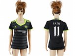 Women Chelsea #11 Pato Away Soccer Club Jersey