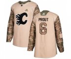 Calgary Flames #6 Dalton Prout Authentic Camo Veterans Day Practice Hockey Jersey