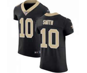 New Orleans Saints #10 Tre\'Quan Smith Black Team Color Vapor Untouchable Elite Player Football Jersey