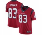 Houston Texans #83 Jordan Thomas Red Alternate Vapor Untouchable Limited Player Football Jersey