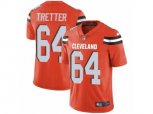 Cleveland Browns #64 JC Tretter Vapor Untouchable Limited Orange Alternate NFL Jersey