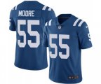 Indianapolis Colts #55 Skai Moore Royal Blue Team Color Vapor Untouchable Limited Player Football Jersey