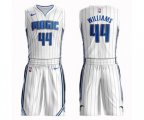 Orlando Magic #44 Jason Williams Swingman White Basketball Suit Jersey - Association Edition