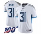 Tennessee Titans #31 Kevin Byard White Vapor Untouchable Limited Player 100th Season Football Jersey