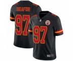 Kansas City Chiefs #97 Alex Okafor Limited Black Rush Vapor Untouchable Football Jersey
