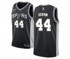 San Antonio Spurs #44 George Gervin Swingman Black Road NBA Jersey - Icon Edition